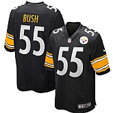 Youth Nike Steelers 55 Devin Bush Black 2019 NFL Draft First Round Pick Vapor Untouchable Limited Jersey Dzhi,baseball caps,new era cap wholesale,wholesale hats